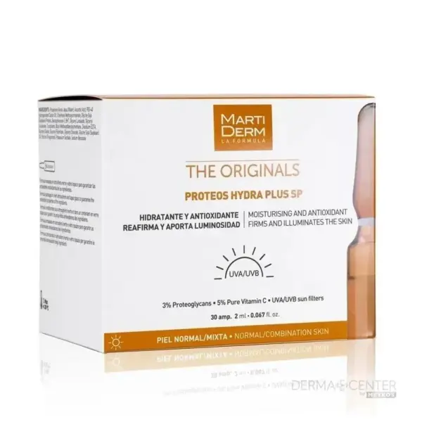 MARTIDERM PROTEOS HYDRA PLUS SP 30 AMPOLLA FACIAL 2ML