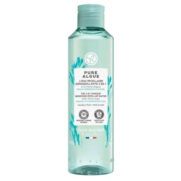 YVES ROCHER PURE ALGUE AGUA MICELAR DESMAQUILLANTE 2 EN 1 200ML