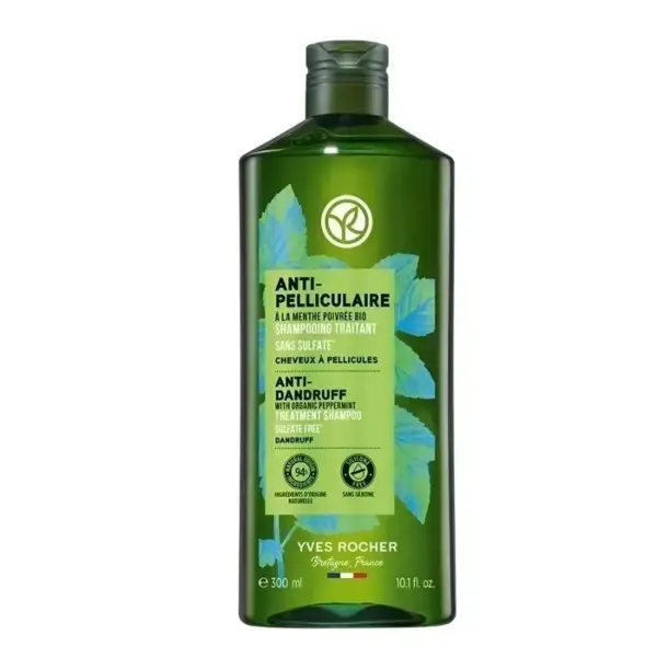 YVES ROCHER ANTI-PELLICULAIRE SHAMPOO CON MENTA CABELLO CON CASPA 300ML