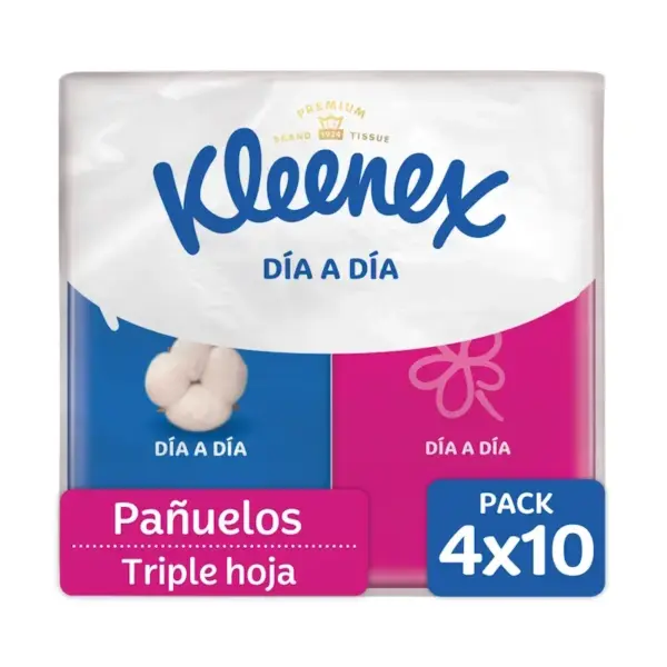 KLEENEX PAÑUELO FACIAL CLASSIC 4 UNIDAD (POCKET PACK)