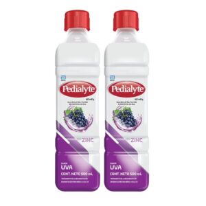 PEDIALYTE 60 UVA 500ML SUERO ORAL (2PACK)