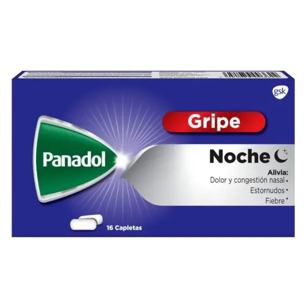 PANADOL ANTIGRIPAL NOCHE 16 CAPLET