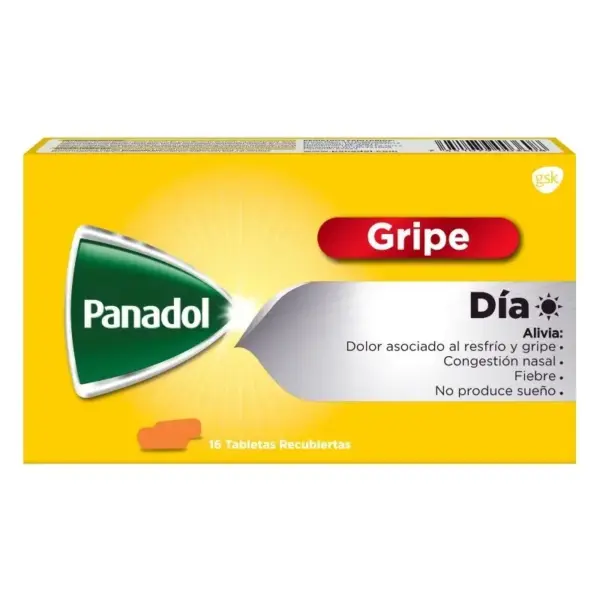 PANADOL ANTIGRIPAL DIA 16 TABLETA