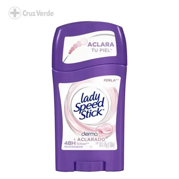 LADY SPEED STICK DESODORANTE DERMA + ACLARADO 45G BARRA