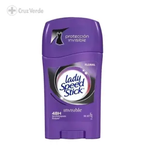LADY SPEED STICK DESODORANTE INVISIBLE FLORAL 45G BARRA