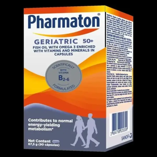 PHARMATON GERIATRIC 50+ X 90 CAPSULAS