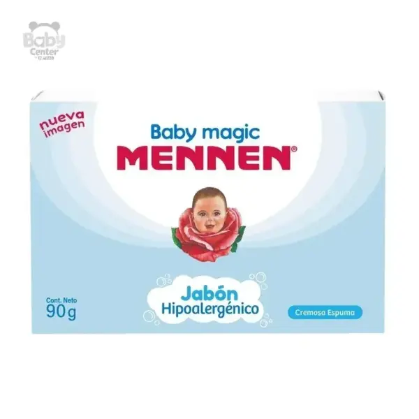 MENNEN BABY MAGIC 90G JABON BARRA
