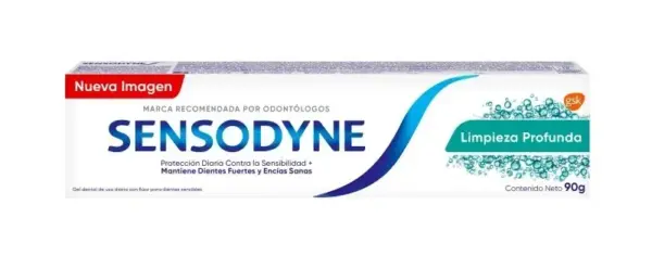 SENSODYNE LIMPIEZA PROFUNDA 90G PASTA DENTAL