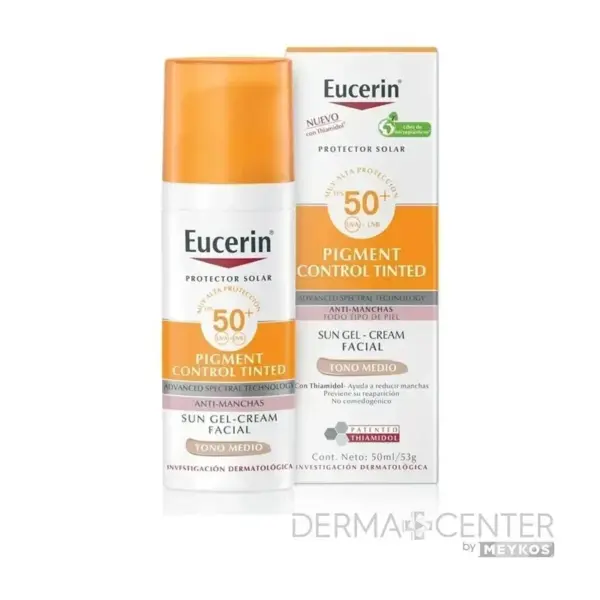 EUCERIN PROTECTOR SOLAR TONO CLARO SPF50 50ML GEL-CREMA FACIAL
