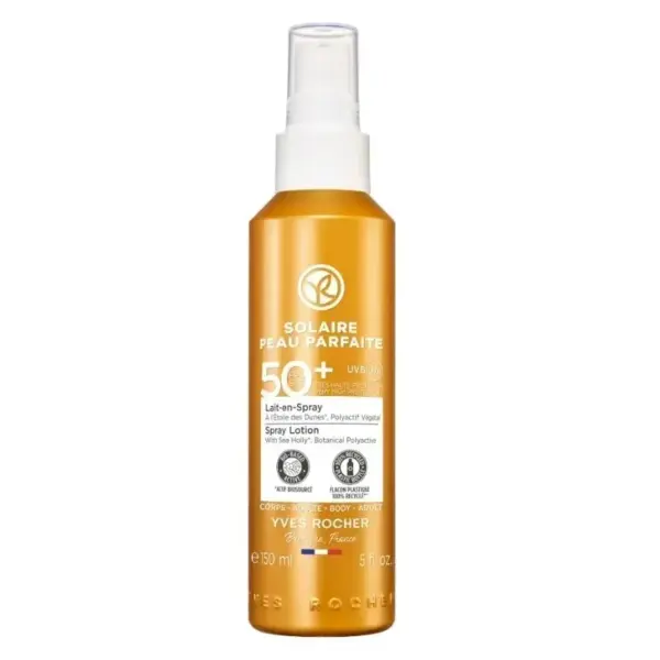 YVES ROCHER SOLAIRE PEAU PARFAITE LECHE SOLAR EN SPRAY SPF50+ 150ML