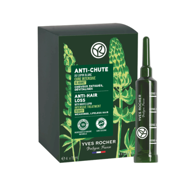 YVES ROCHER ANTI-CHUTE ANTICAIDA 4 AMPOLLA CAPILAR 15ML